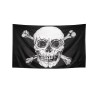 DRAPEAU DE PIRATE 300 X 200 CM  DRAPEAU DE PIRATE 300 X 200 CM