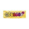 BANNIERE TISSU HIPPIE FLOWER POWER 220 X 74 CM 