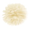 POMPOM ROSE IVOIRE EN PAPIER DE SOIE 35 CM POMPOM ROSE IVOIRE EN PAPIER DE SOIE 35 CM