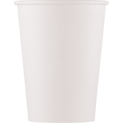 10 GOBELETS COMPOSTABLE BLANC 200 ML 