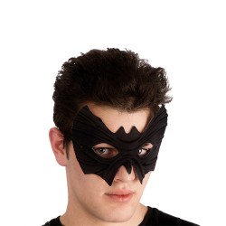 MASQUE CHAUVE-SOURIS EN TISSU AVEC RELIEF