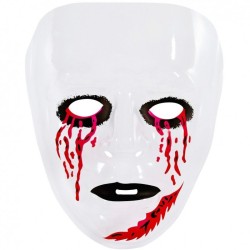 MASQUE TRANSPARENTS ENSANGLANTEE