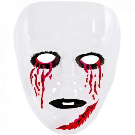 MASQUE TRANSPARENTS ENSANGLANTEE