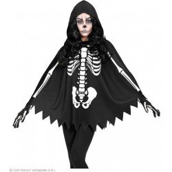 PONCHO SQUELETTE TAILLE UNIQUE 