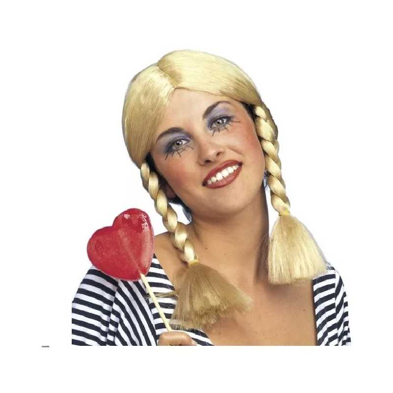 PERRUQUE SERVEUSE BAVAROISE BLONDE 2 TRESSES