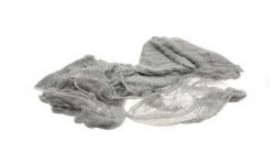 TISSU LAMBEAUX GRIS 76 X 183 CM