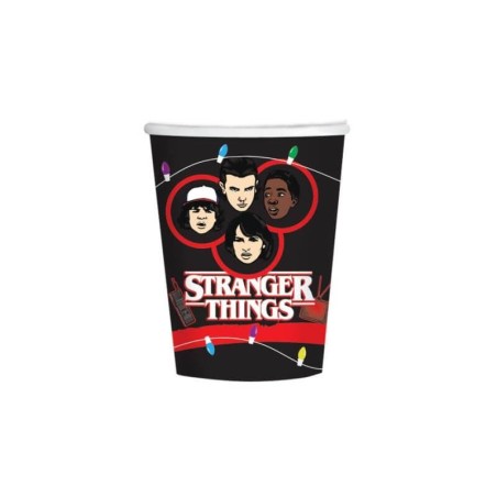 8 GOBELETS STRANGER THINGS 250 ML