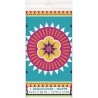 NAPPE PLASTIFIEE COLOREE BOHO FIESTA 137 X 213 CM