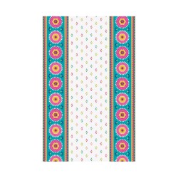 NAPPE PLASTIFIEE COLOREE BOHO FIESTA 137 X 213 CM