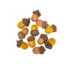 12 GLANTS DECORATIFS 3 X 1.5 CM SAFAN TERRACOTTA