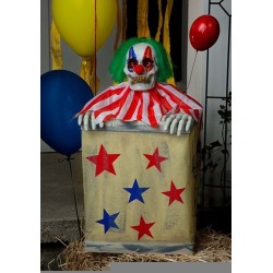 CLOWN PEUR DANS LA BOITE POUR HALLOWEEN