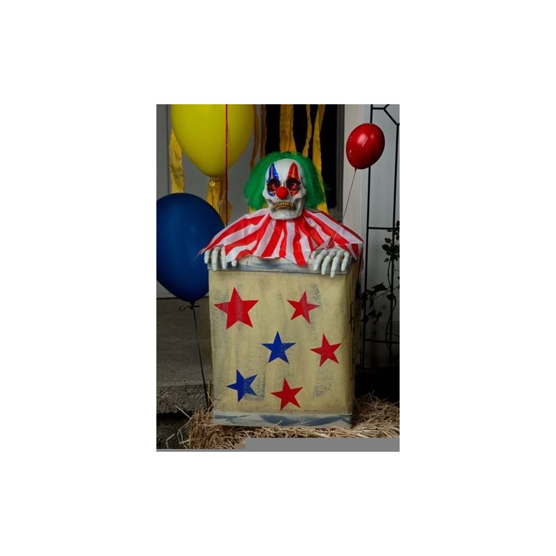 CLOWN PEUR DANS LA BOITE POUR HALLOWEEN