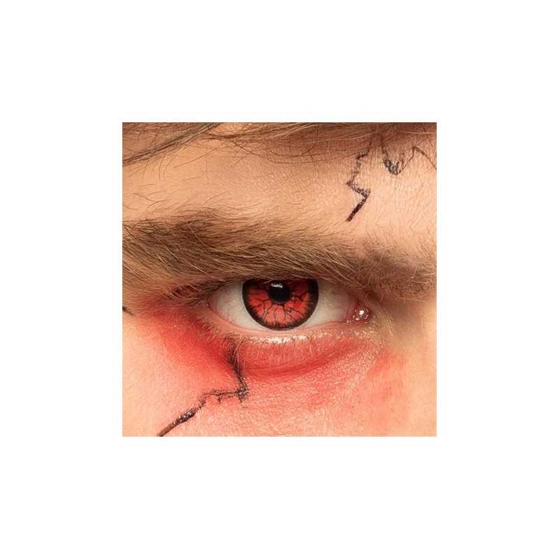 LENTILLES SEMAINE ZOMBIE (ROUGE ET NOIR )