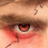 LENTILLES SEMAINE ZOMBIE (ROUGE ET NOIR )