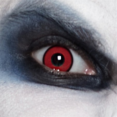 LENTILLES SEMAINE VAMPIRE (ROUGE ET NOIR) OU MANSON ROUGE