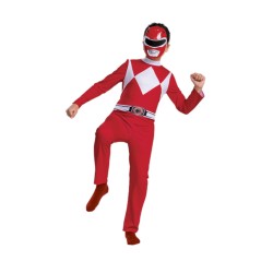 DEGUISEMENT ENFANT POWER RANGER ROUGE TAILLE 7-8 ANS 