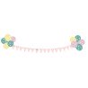 GUIRLANDE HAPPY BIRTHDAY AVEC BALLON 180 CM 