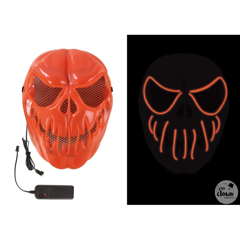 MASQUE CITROUILLE LUMINEUX LED  MASQUE CITROUILLE LUMINEUX LED