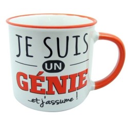 MUG JE SUIS UN GENIE ET J'ASSUME