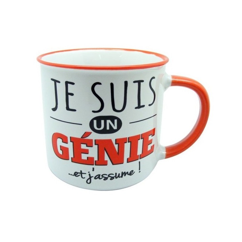 MUG JE SUIS UN GENIE ET J'ASSUME