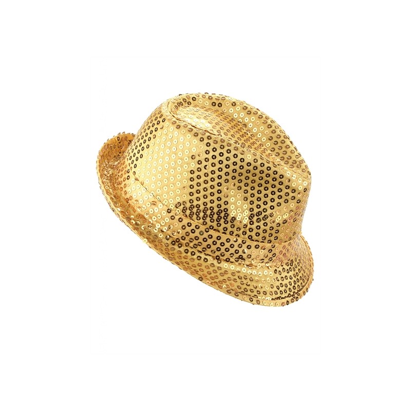 CHAPEAU BORSALINO A SEQUINS OR ADULTE