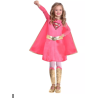 DEGUISEMENT SUPERGIRL ROSE TAILLE 4-6 ANS  DEGUISEMENT SUPERGIRL ROSE TAILLE 4-6 ANS