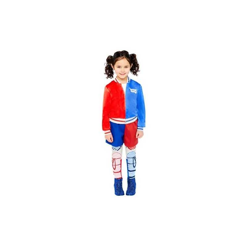 DEGUISEMENT ENFANT SUPER HERO FILLE HARLEY QUINN 4-6 ANS 