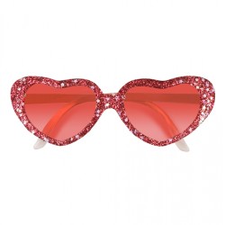 LUNETTE COEUR ROUGE STRASS LOVE 