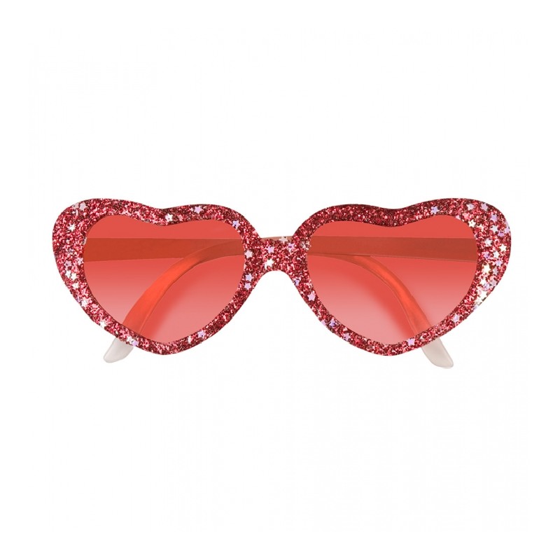 LUNETTE COEUR ROUGE STRASS LOVE 