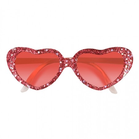 LUNETTE COEUR ROUGE STRASS LOVE 