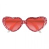 LUNETTE COEUR ROUGE STRASS LOVE 