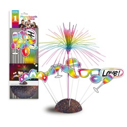 ASSORTIMENT DE 8 PHOTOBOOTH DE TABLE MULTICOLORE