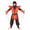 DEGUISEMENT NINJA DRAGON ROUGE TAILLE L 10-12 ANS 