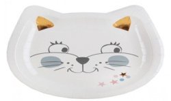 10 ASSIETTES CHAT KITTY 18 CM