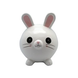 TIRELIRE LAPIN 12 X 12 X 12 CM