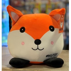 PELUCHE RENARD ORANGE ET BLANC 20 CM