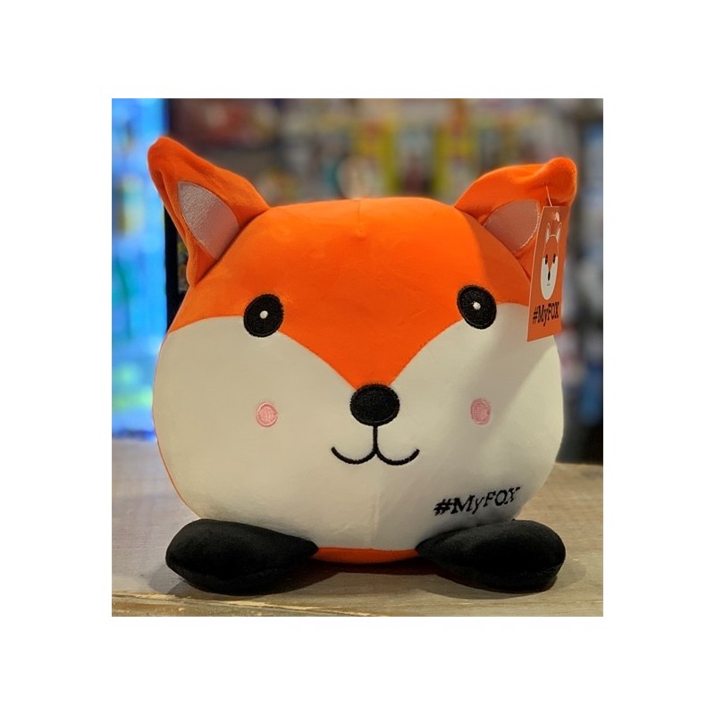 PELUCHE RENARD ORANGE ET BLANC 20 CM PELUCHE RENARD ORANGE ET BLANC 20 CM