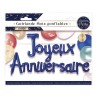 GUIRLANDE DE BALLONS JOYEUX ANNIVERSAIRE BLEU 30 CM