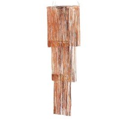 SUSPENSION METALLIQUE ROSE GOLD  40 X 115 CM 