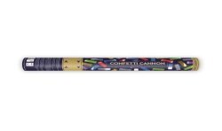 CANON A CONFETTIS MULTICOLORES METALLISES 40 CM