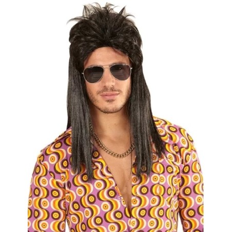 PERRUQUE MULLET NOIRE