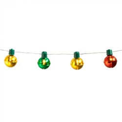 GUIRLANDE LUMINEUSE LED CLOCHE DE NOEL 140 CM 