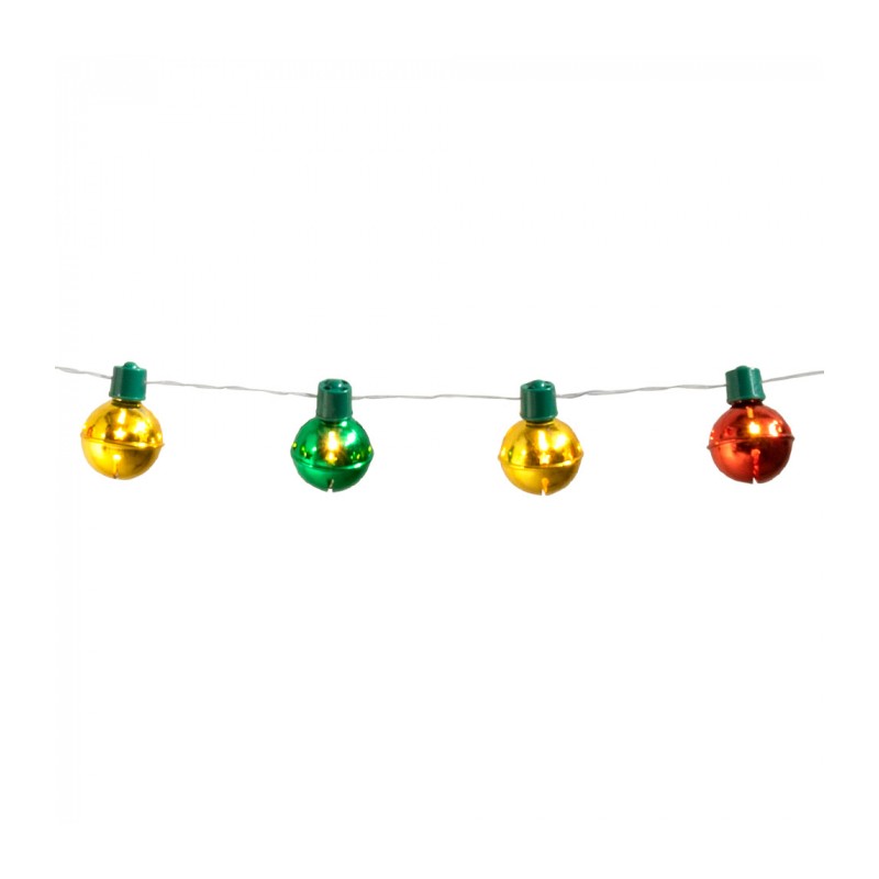 GUIRLANDE LUMINEUSE LED CLOCHE DE NOEL 140 CM 