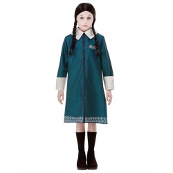 DEGUISEMENT FILLE MERCREDI FAMILLE ADDAMS TAILLE S (4-6 ANS )