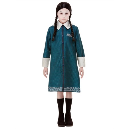 DEGUISEMENT FILLE MERCREDI FAMILLE ADDAMS TAILLE S (4-6 ANS )