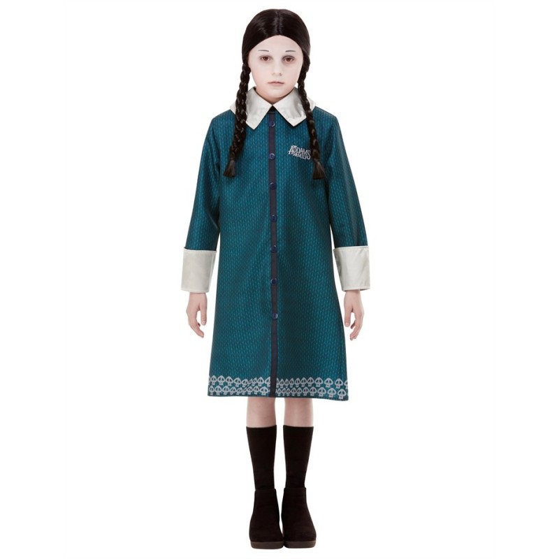 DEGUISEMENT FILLE MERCREDI FAMILLE ADDAMS TAILLE S (10-12ANS )