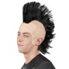 PERRUQUE PUNK CRETE NOIRE HOMME PERRUQUE PUNK CRETE NOIRE HOMME