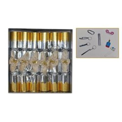 6 CRACKERS FROSTY CRACKERS ARGENT ET OR