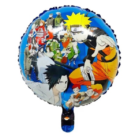 BALLON METALLIQUE ROND NARUTO 43 CM 