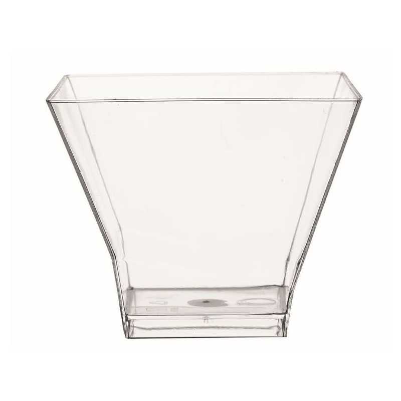 25 COUPELLES PAGODE TRANSPARENT 